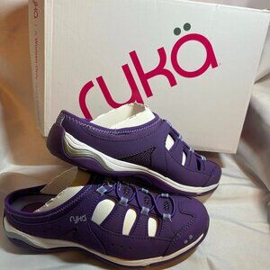 NEW Women’s Sz 7 Wide Ryka Tensile Fisher mule slip-on shoes